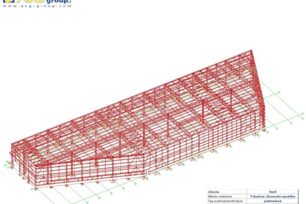 oceľové haly Hanil PB s logom