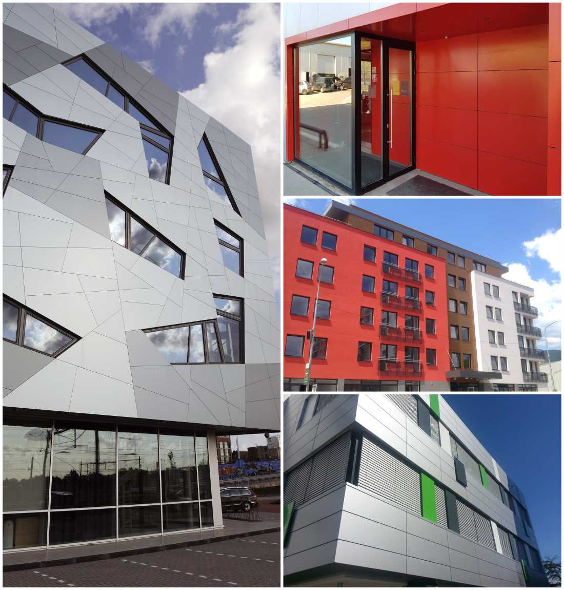 odvetrané panelové fasády